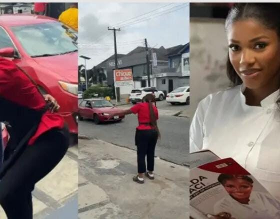 Hilda Baci Storms Street To Offer Discount To Customers At Her Restaurant [Video]