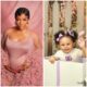 Toke Makinwa Unveils Daughter Yakira's Face On Her First Birthday [Photos]