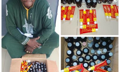 Suspected Drug Dealer Arrested With 64 Bottles of “Suck And Die” In Bauchi
