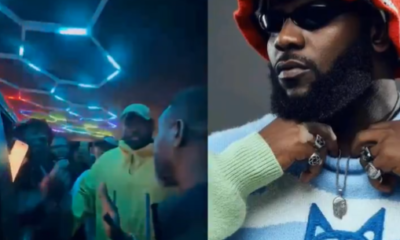 Odumodublvck Clashes With Police Officers Attempting To Arrest Him At Lagos Club [Video]