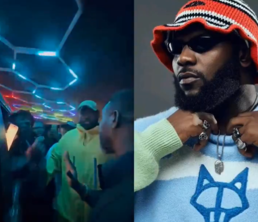 Odumodublvck Clashes With Police Officers Attempting To Arrest Him At Lagos Club [Video]