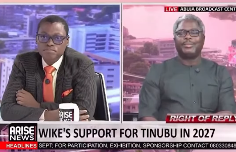 Arise TV Cuts Interview With Wike’s Aide, Lere Olayinka For Refusing To Answer Rufai Oseni's Question [Video]