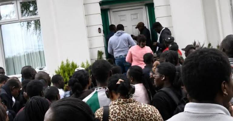 NIS Reacts To Protest By Nigerians At UK Passport Centre 3 NIS Reacts To Protest By Nigerians At UK Passport Centre