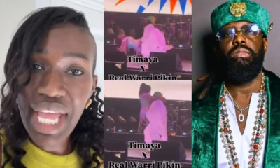 Warri Pikin Apologizes To Nigerians After Timaya Lifted Her On Stage [Video]