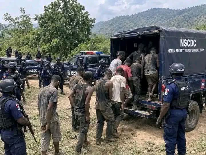 Full List of 20 NSCDC Officers Suspended Over Deaths of 37 Miners as Survivor Alleges Substance was sprayed in cell 1