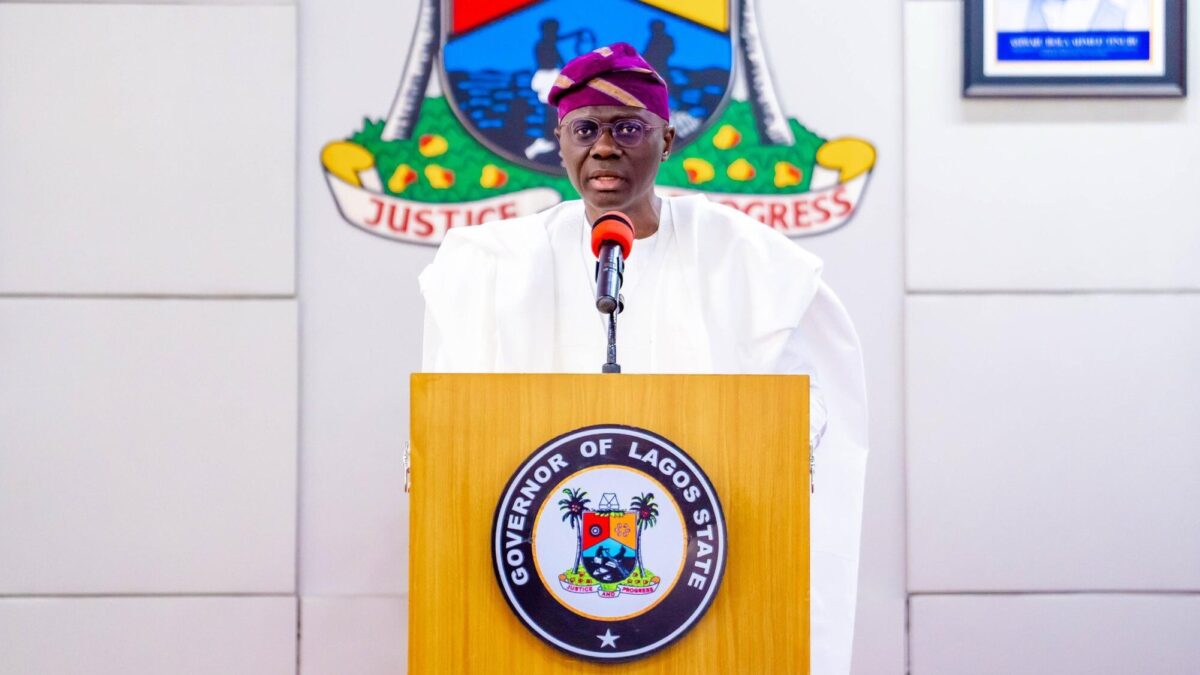 Governor of Lagos State, Mr. Babajide Sanwo-Olu,