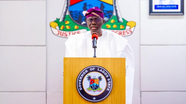 Governor of Lagos State, Mr. Babajide Sanwo-Olu,