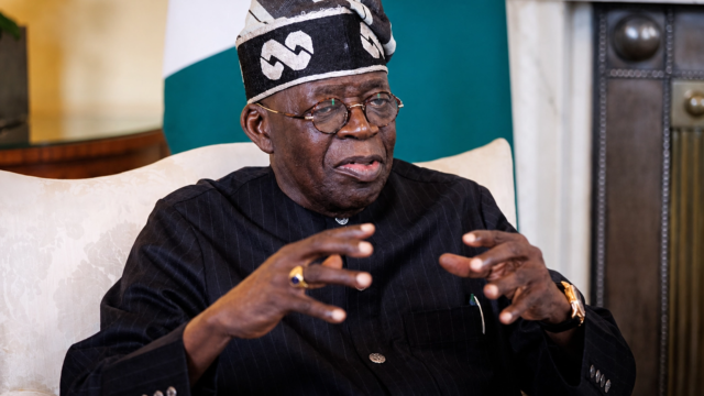 His Excellency, Bola Ahmed Tinubu, President and Commander-in-Chief of the Armed Forces of the Federal Republic of Nigeria.