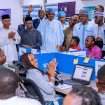 'Sai Baba' Chants Fill The Air As Buhari Visits Campaign Headquarters In Abuja [Photos] 6