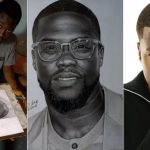 American Actor Kevin Hart Reaches Out To Young Nigerian Artist Who Drew Him [Photos] 2