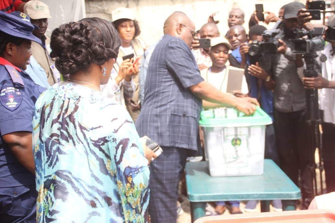 PHOTONEWS: Rivers State Governor Wike Casts His Vote. 13