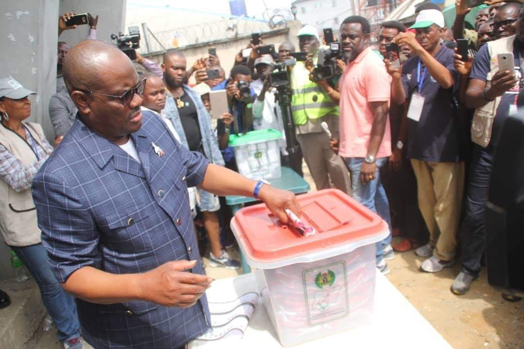 PHOTONEWS: Rivers State Governor Wike Casts His Vote. 10