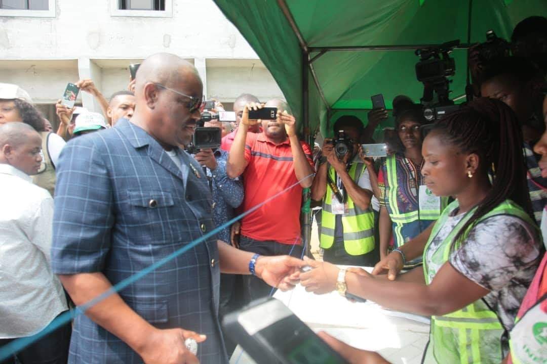PHOTONEWS: Rivers State Governor Wike Casts His Vote. 21