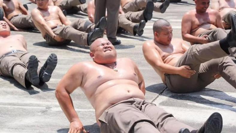Overweight Police Officers Taken To Weight Loss Camp To Reduce Pot-Belly [Photos] 19