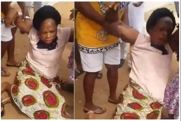 Heartbreaking As Woman Collapses In Pain After Fraudsters Stole N400k From Her Account [Video] 7